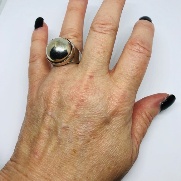 Jewelry - Silver 925 Mexico - Dome Ring 6.5 - pre-owned